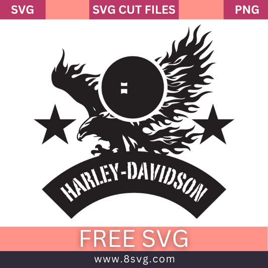 Harley Davidson Logo SVG Free Cut File for Cricut