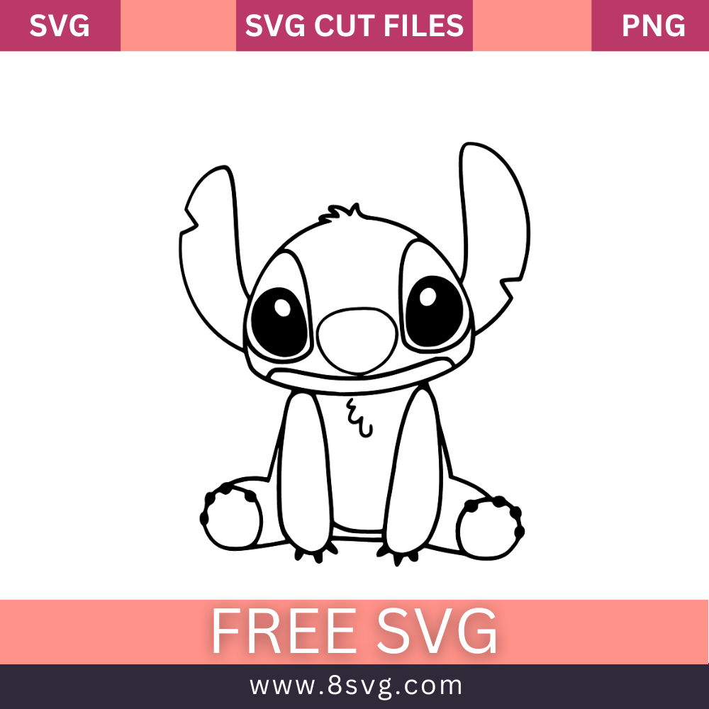 Outline Stitch Svg Free Cut File For Cricut