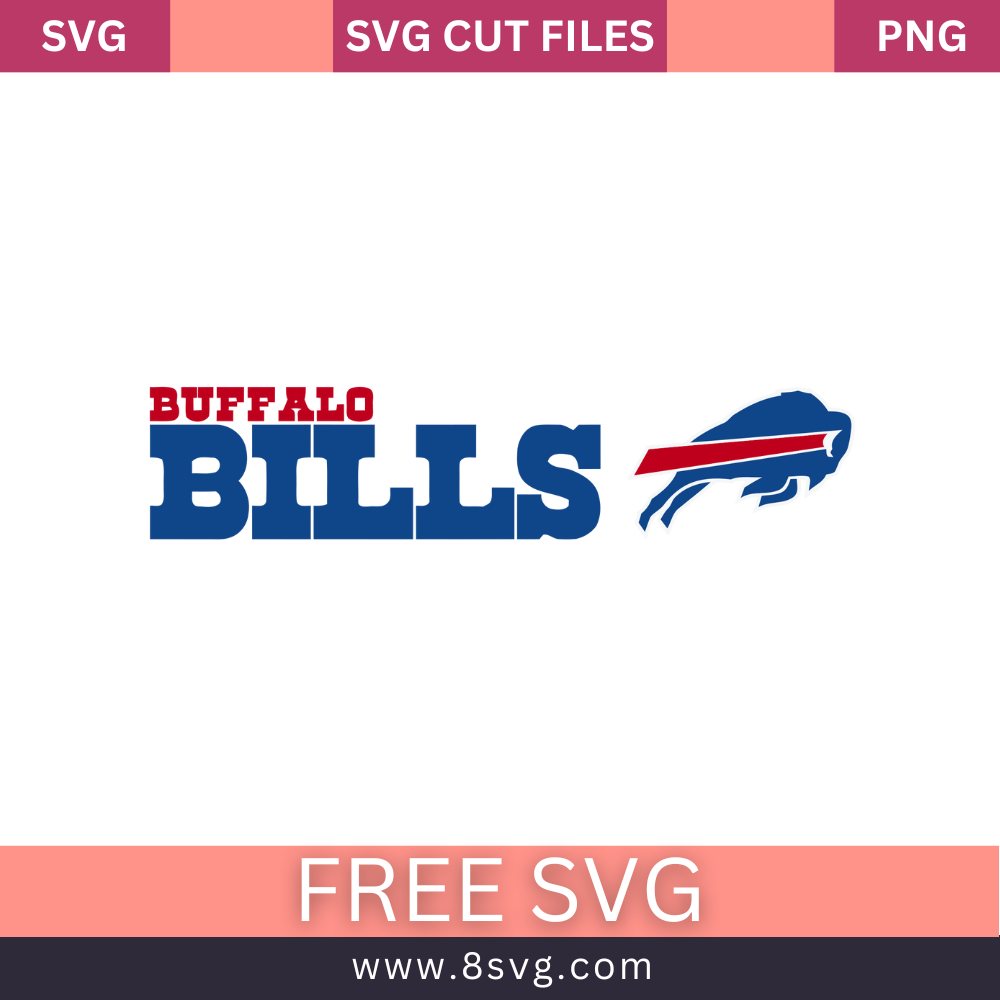 Buffalo Bills NFL SVG Free Cut File for Cricut Download