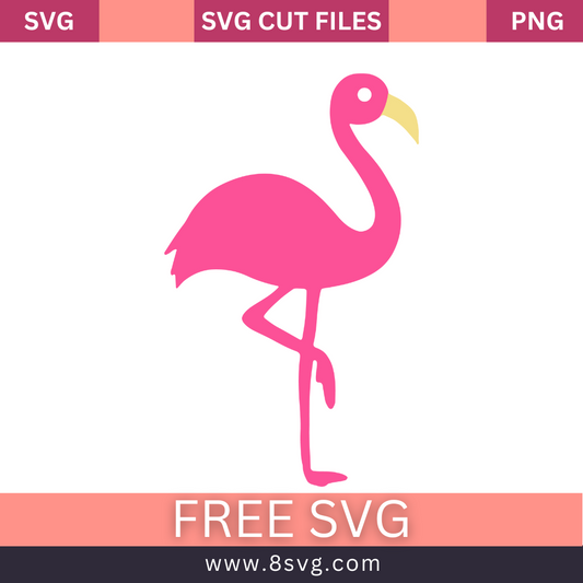 Flamingo SVG Free Cut File for Cricut Download
