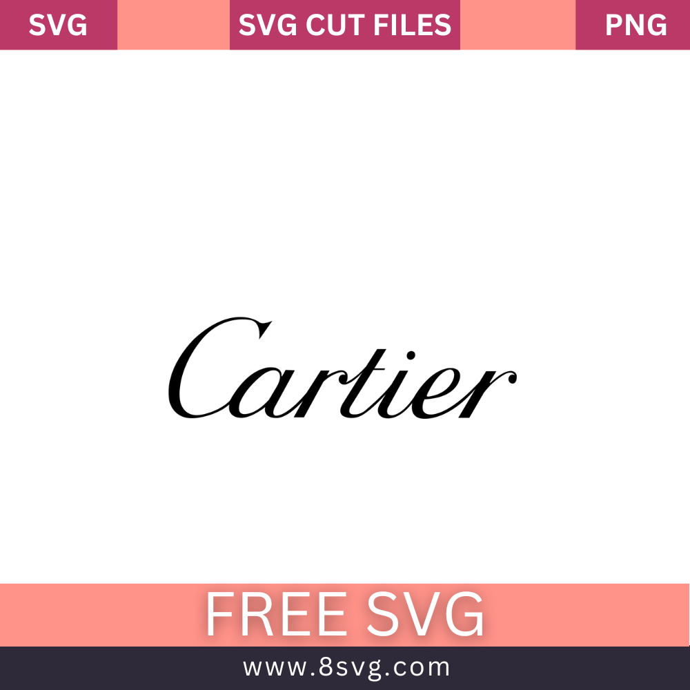 CARTIER SVG Free Cut File Download