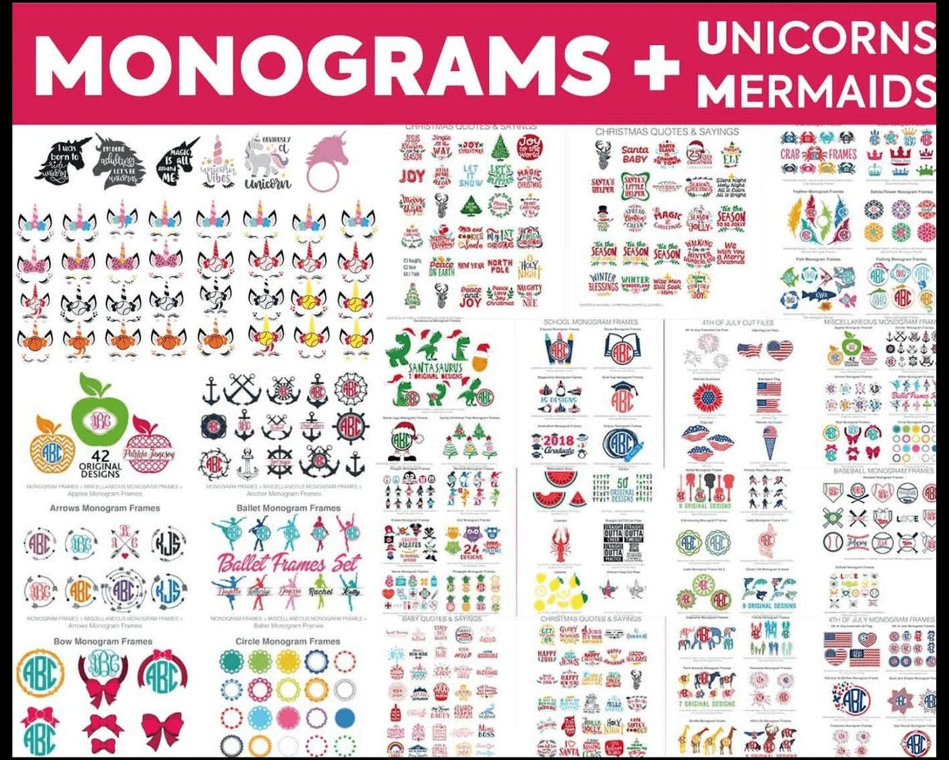 ALL FILE IN SHOP: +400,000 The Ultimate Svg Bundle- 8SVG