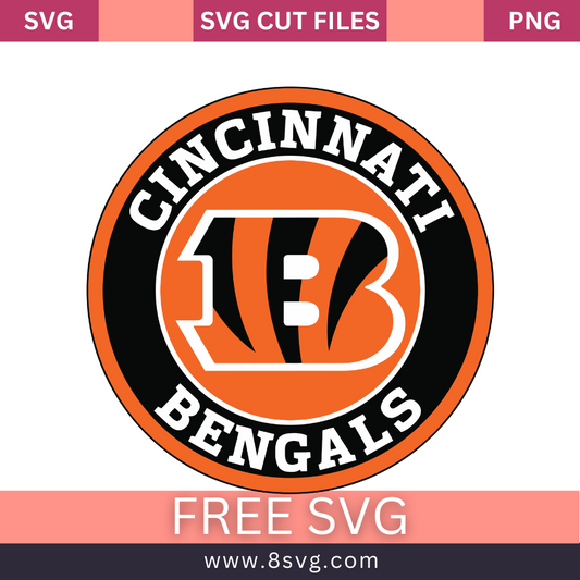 Cincinnati Bengals NFL SVG Free And Png Download
