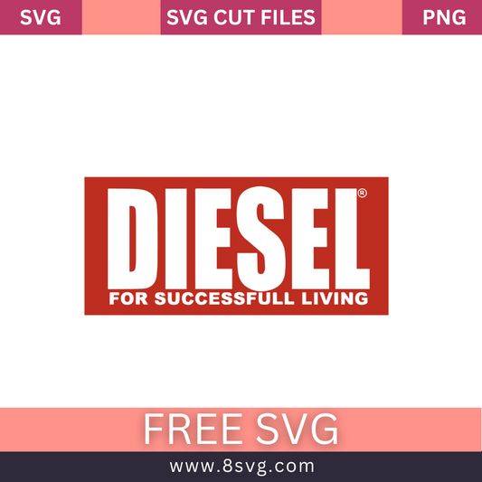 DIESEL SVG Free Cut File For Cricut
