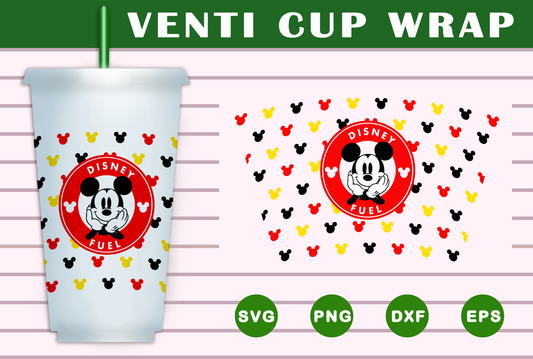 Disney Starbucks Wrap SVG Free And Png Download