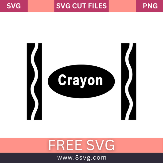 Crayon SVG Free Cut File for Cricut
