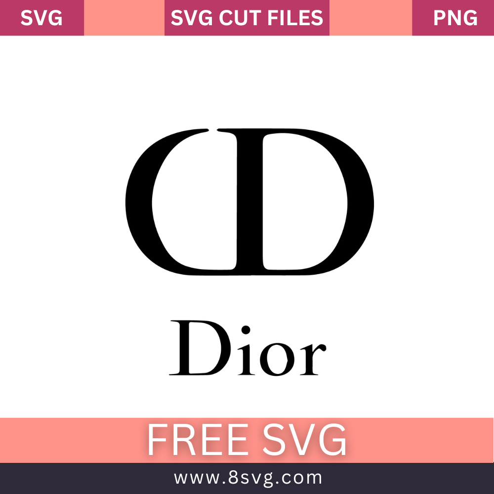 DIOR Svg Free Cut File For Cricut