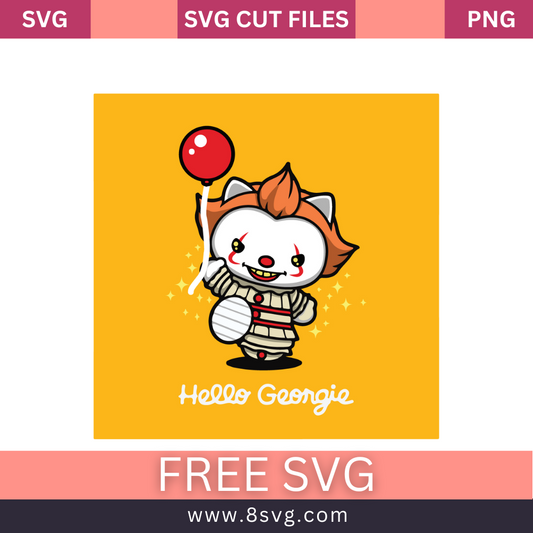 Hello Georgie Penny wise Body SVG Free And Png Download