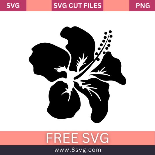 Flower Hibiscus Svg Free Cut Files for Cricut