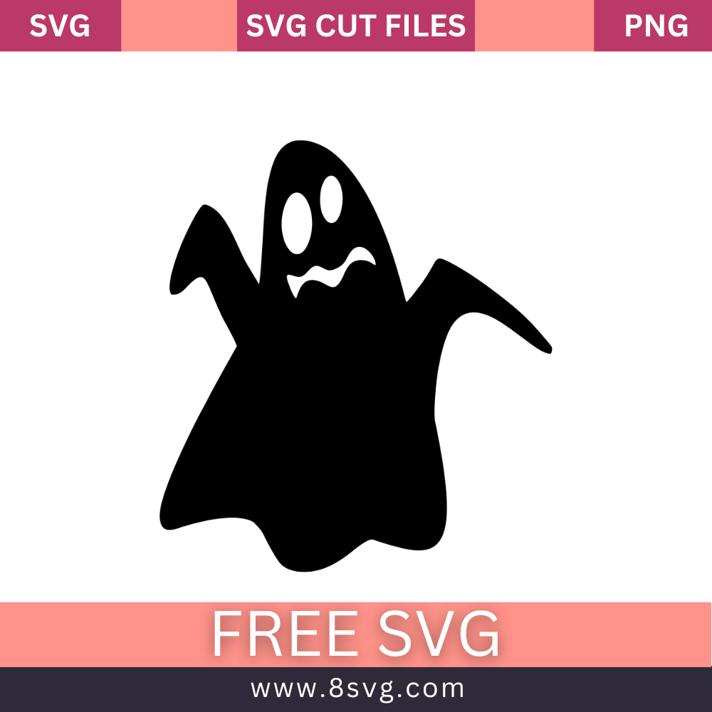 Ghost SVG Free Cut File for Cricut