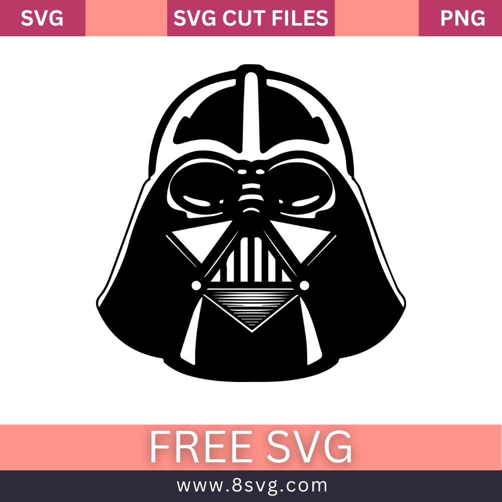 Free Darth Vader SVG Free Download Cut Files for Cricut & Silhouette - High Quality SVG Cut File for Cricut, Silhouette, Cameo