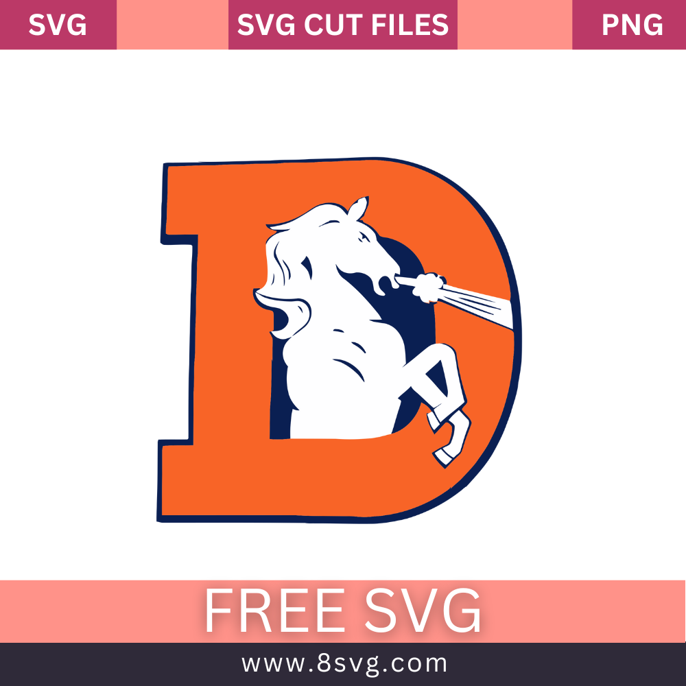 NFL Denver Broncos SVG Free And Png Download-8SVG