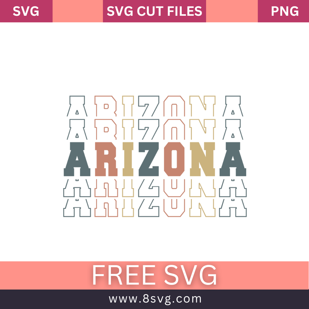 arizona stack retro vintage SVG Free PNG Download-8SVG