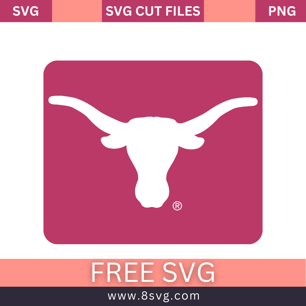 longhorns SVG Free And Png Download cut files for cricut