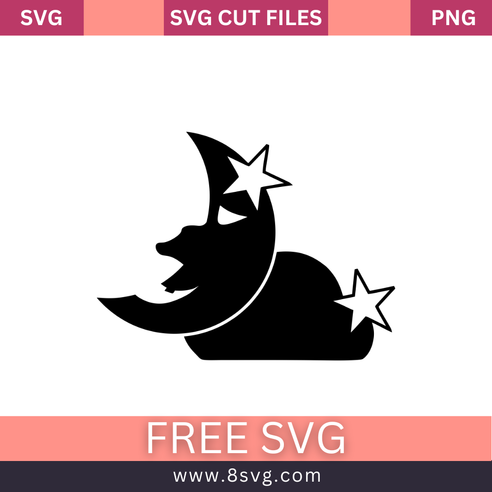moon SVG Free And Png Download