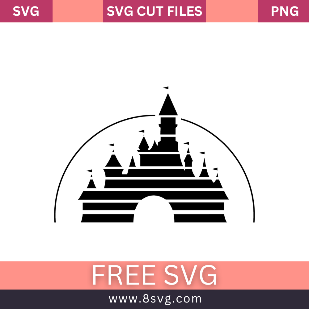 Disney Castle Svg Free Cut File For Cricut