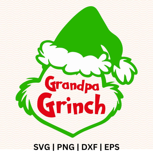 Grandpa Grinch SVG Free File For Cricut & Silhouette