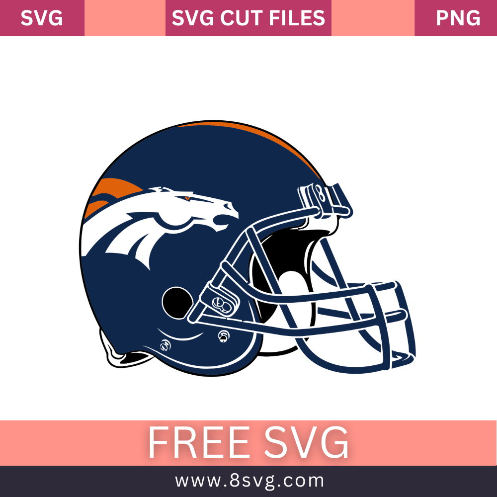 NFL Denver Broncos SVG Free And Png Download-8SVG