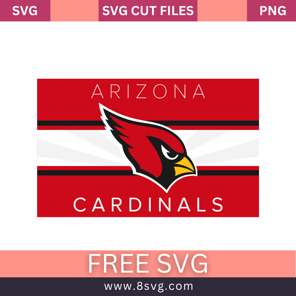NFL Arizona Cardinals SVG Free And Png Download