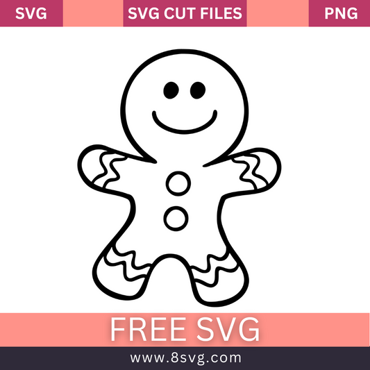 Gingerbread man Free christmas icons SVG Free And Png Download