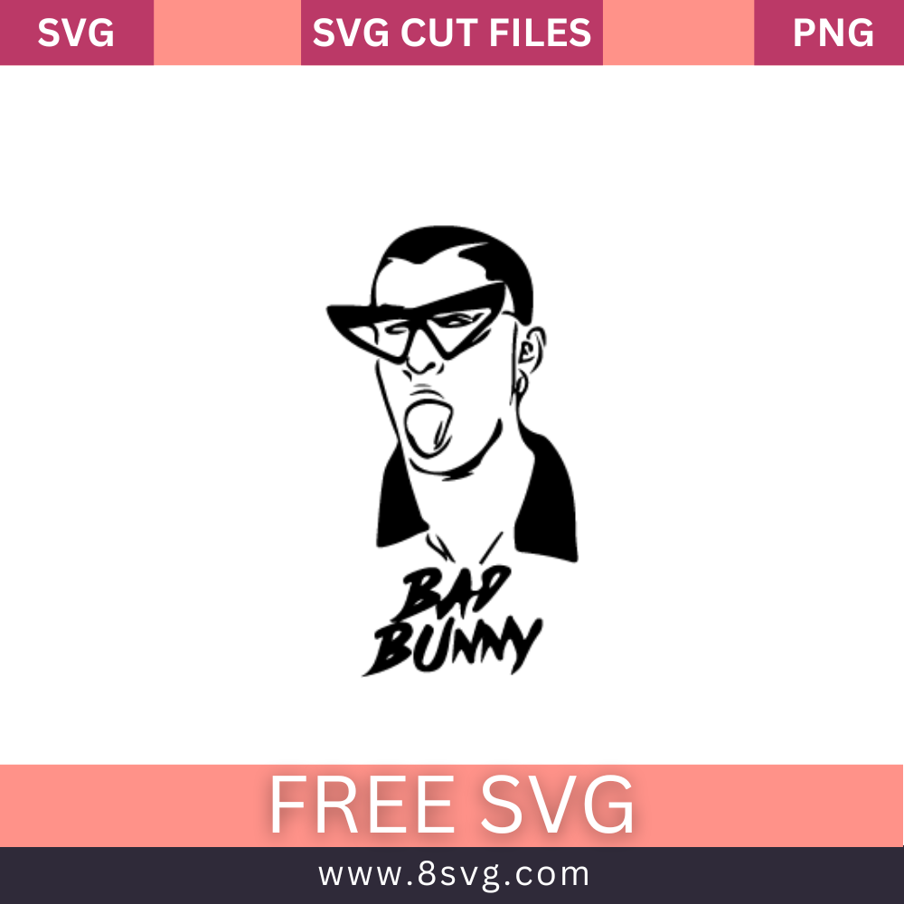 El Conejo Malo Bad Bunny Svg Free Cut File Download