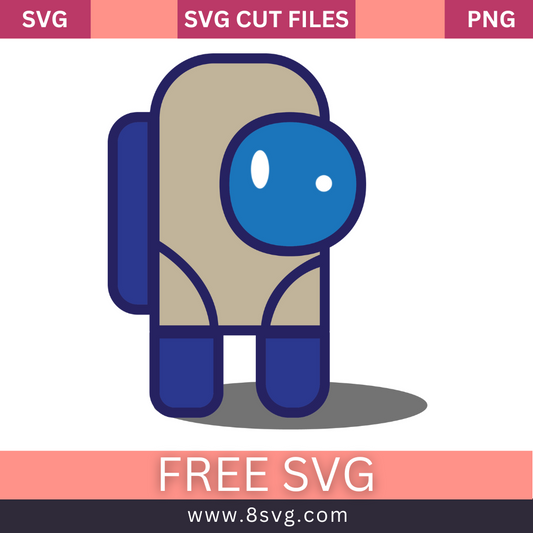 Ice Among us impostor SVG Free And Png Download