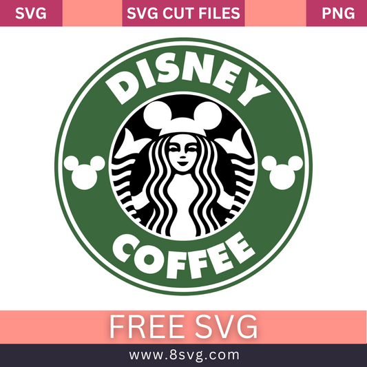 Disney Starbucks SVG Free Cut File For Cricut