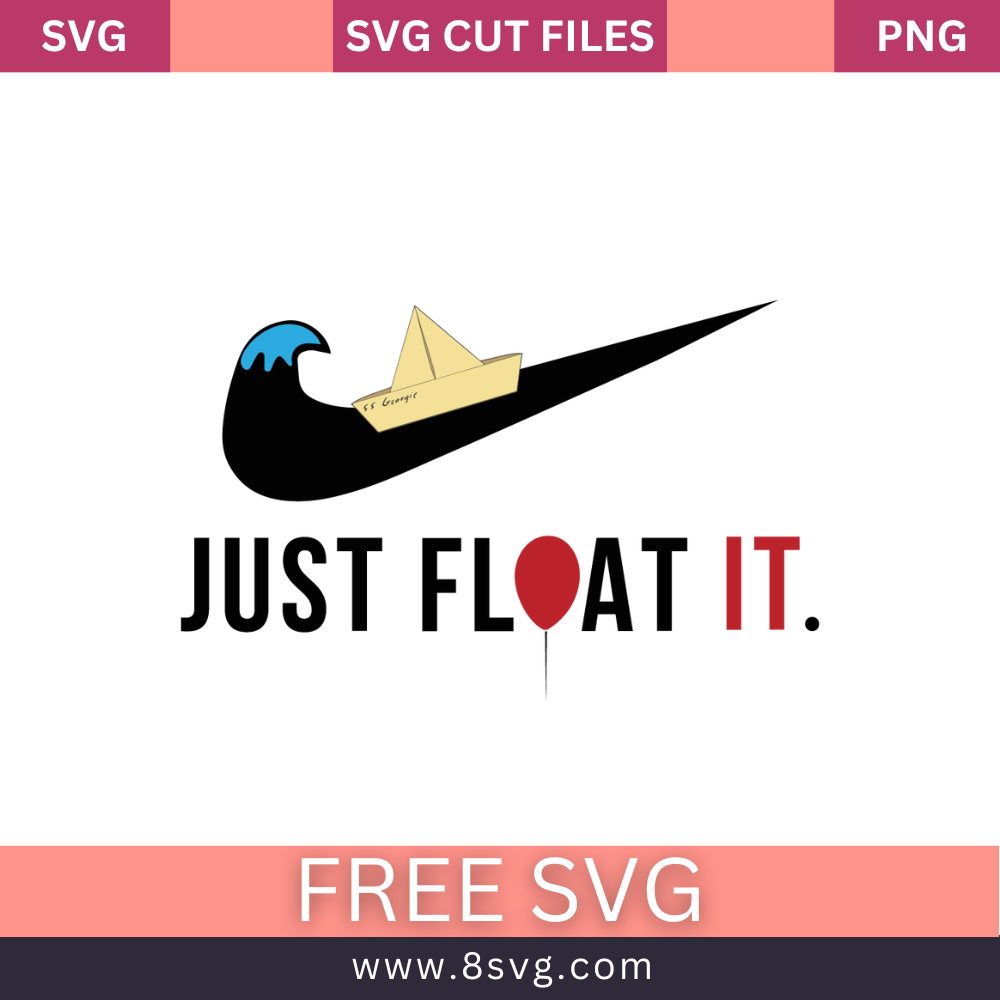 Nike Penny Wise Just Float it. Svg Free Cut File For Cricut- 8SVG