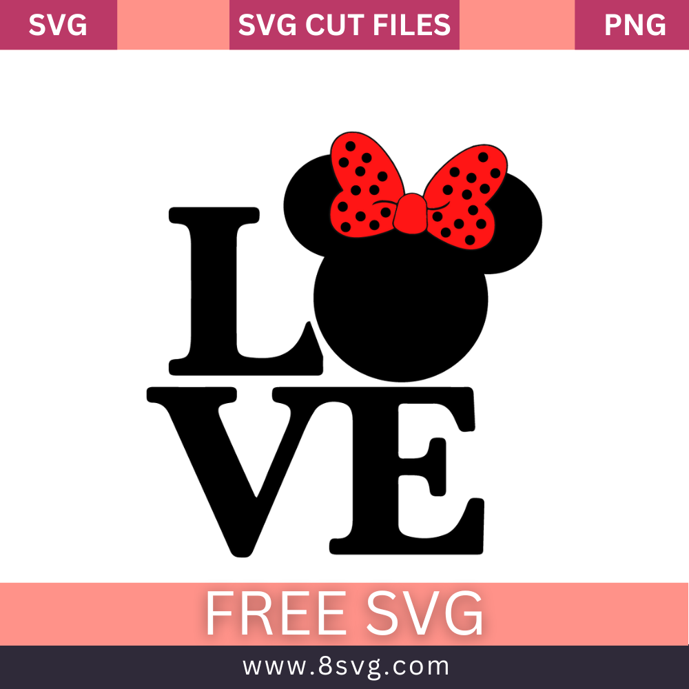 Minnie Mouse Free Svg - free svg files for cricut