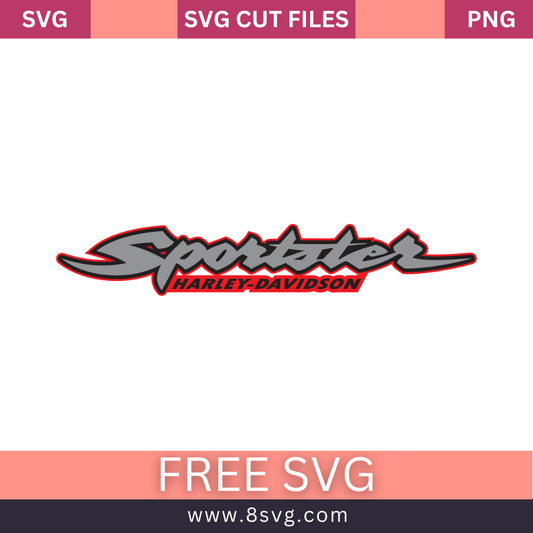Harley davidson sportster decals SVG Free And Png Download