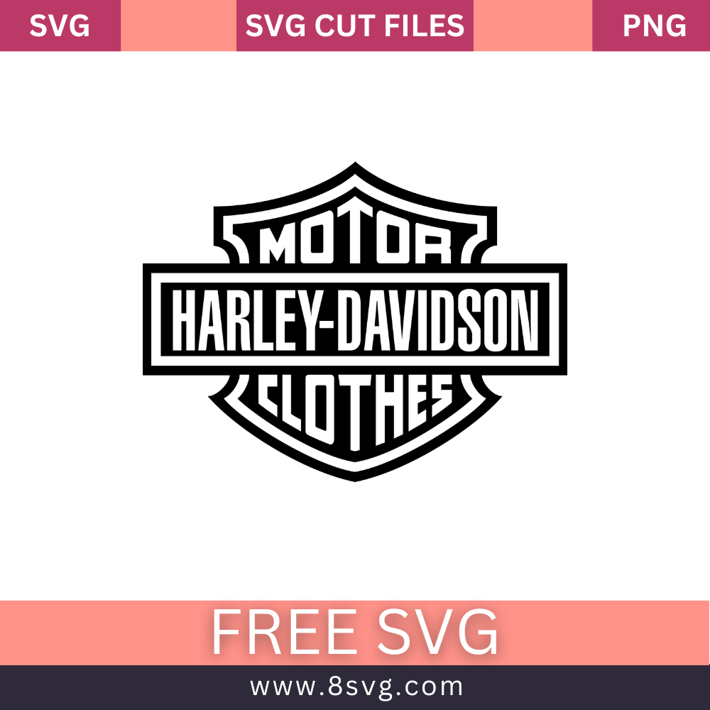 Harley Davidson SVG Free Cut Files for Cricut