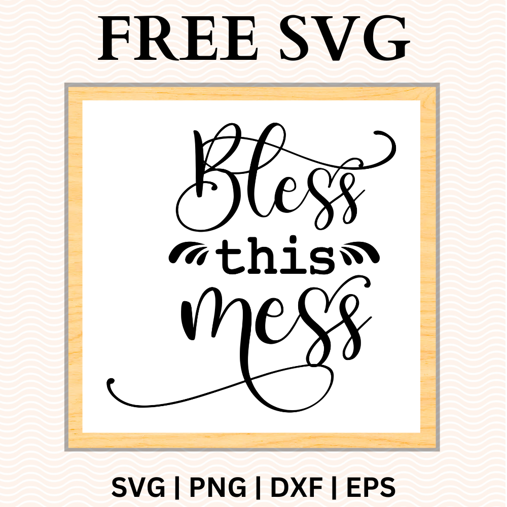 Bless This Nest Sign SVG Free and PNG Download-8SVG