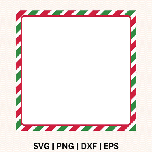 Candy Cane Border SVG - Free file for Cricut & Silhouette