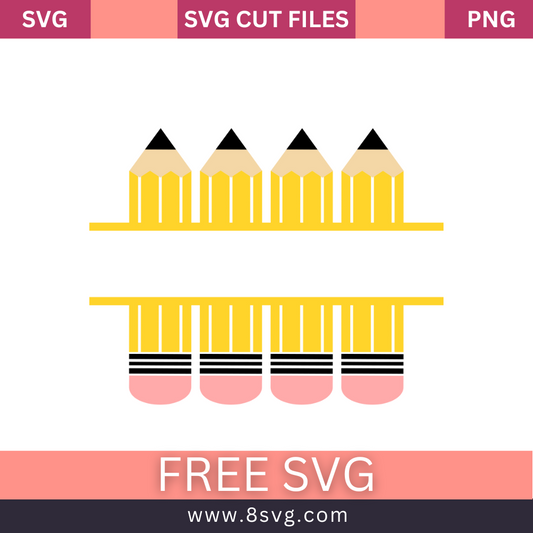 Pencil Name Frame SVG Free And Png Download