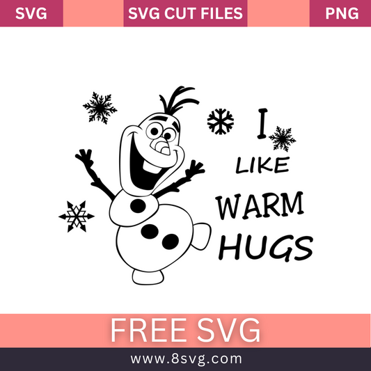 Olaf Outline Svg Free Cut File For Cricut