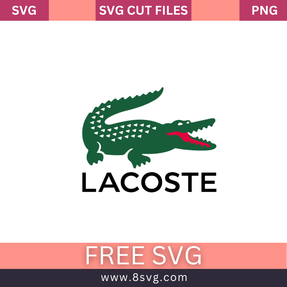 LACOSTE Svg Free Cut File For Cricut