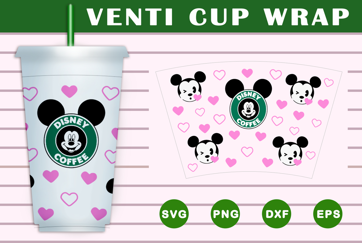 Disney life Starbucks Wrap SVG Free And Png Download- 8SVG