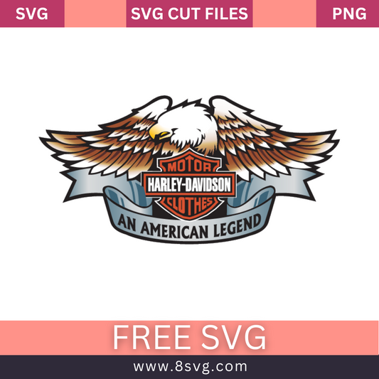 Motor Clothes Harley-Davidson An American Legend SVG Free Cut File