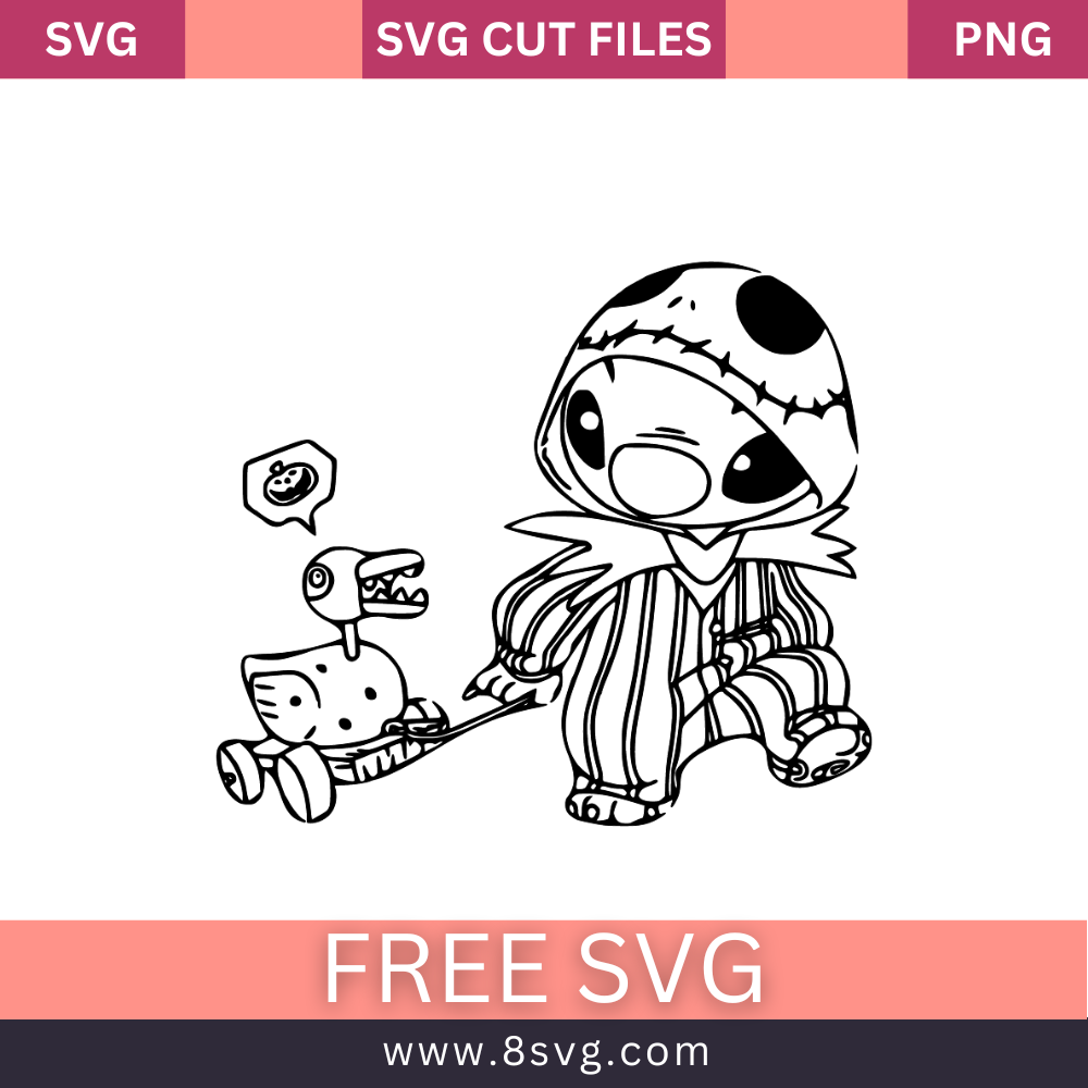 Stitch Dress Up Svg Free Cut File For Cricut