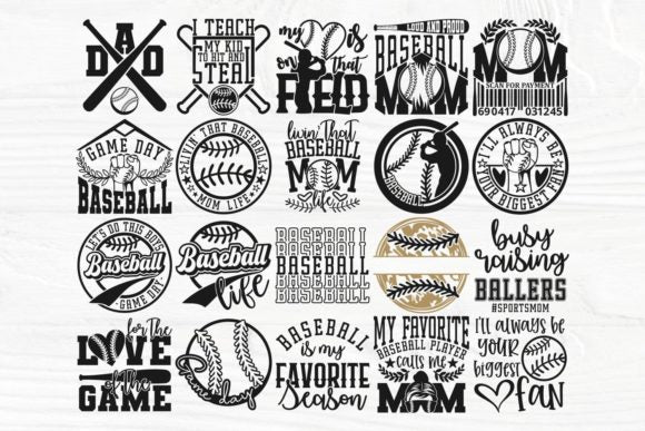 +50 baseball svg bundle- 8SVG