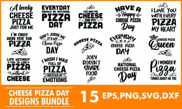 +55 pizza day svg bundle- 8SVG