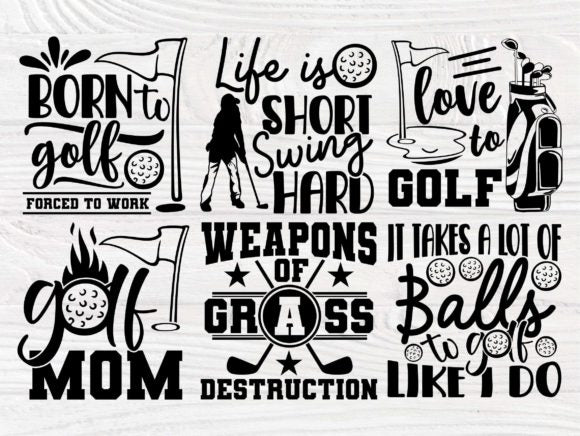 +60 golf svg bundle- 8SVG