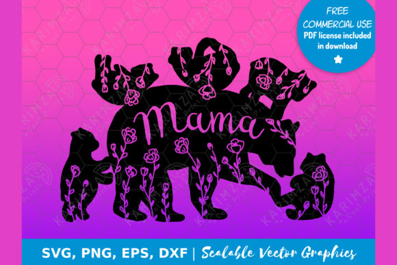 +23 mama bear svg bundle- 8SVG