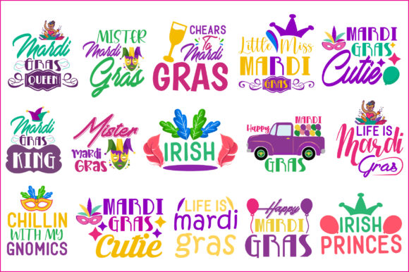 +40 Mardi Gras svg bundle- 8SVG
