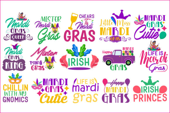 +40 Mardi Gras svg bundle- 8SVG
