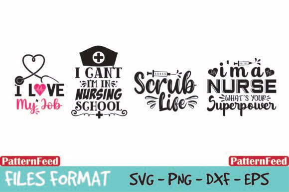 +38 nurse svg bundle- 8SVG