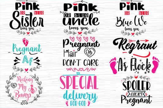 27+ Pregnancy Svg Bundle Cut Files For Cricut