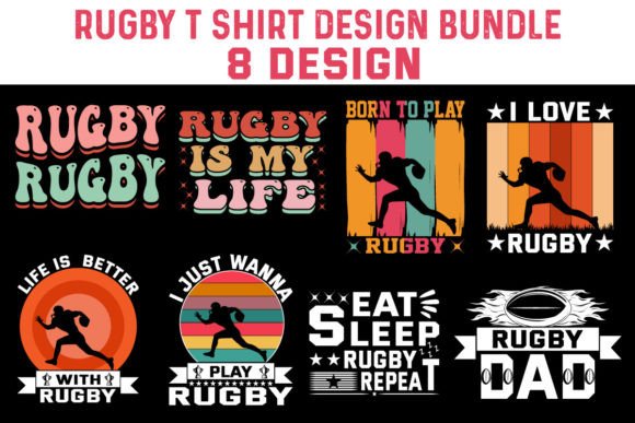 +90 rugby svg bundle- 8SVG