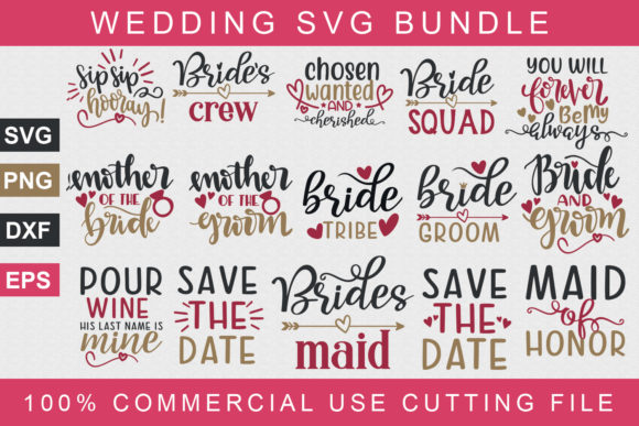 +34 wedding svg bundle- 8SVG