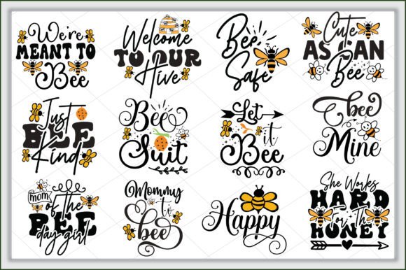 +40 bee svg bundle- 8SVG